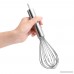 Kitchen Whisk adier-life 8” Stainless Steel Balloon Wire Whisk with Standard and Light Design for Eggs Sauces and Various Mixtures (Silver) - B073DZQPNV